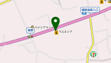 ウエルシア安中郷原店の地図画像