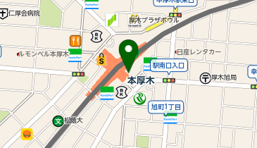 ウエルシア薬局本厚木ミロード南館店の地図画像