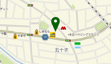 ウエルシア本庄朝日町店の地図画像