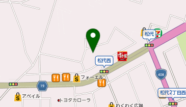 ウエルシアつくば松代店の地図画像