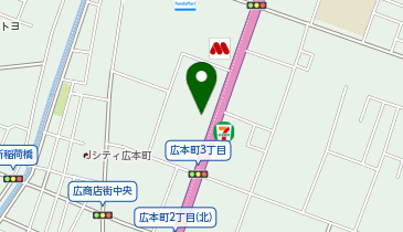ばり馬 広本町店の地図画像