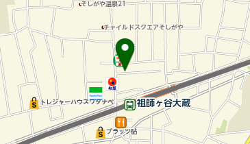 鶏千 祖師ヶ谷大蔵店の地図画像