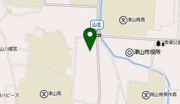 ばり馬 津山山北店の地図画像