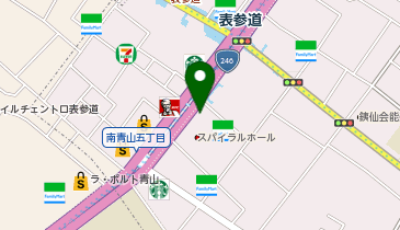 カレーうどん千吉 表参道店の地図画像