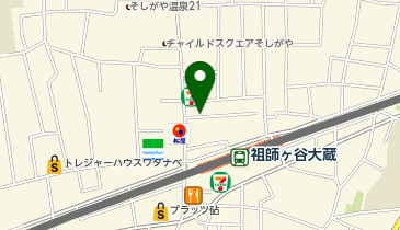 鶏千 祖師ヶ谷大蔵店の地図画像