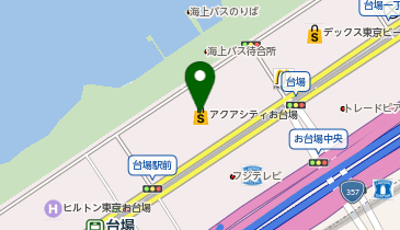 ひるがお アクアシティお台場店の地図画像