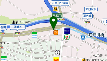 鶏千 江戸川橋駅前店の地図画像