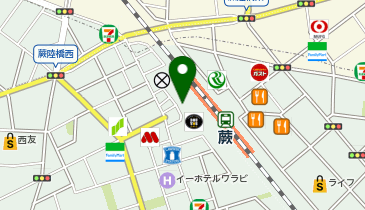 NewDays KIOSK 蕨駅西口店の地図画像