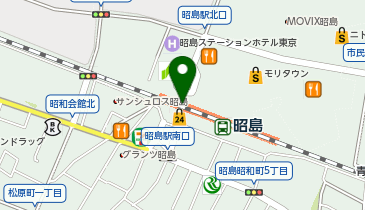 NewDays KIOSK 昭島駅改札内店の地図画像