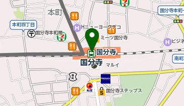 NewDays KIOSK 国分寺駅改札内コンコース店の地図画像