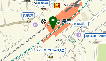 NewDays KIOSK 長野駅新幹線ホーム1号店の地図画像
