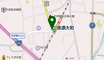 KIOSK 信濃大町の地図画像