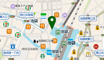 クイーンズウェイ 池袋の地図画像