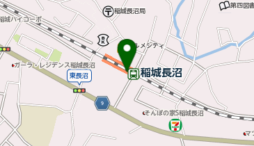NewDays 稲城長沼の地図画像