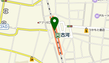 NewDays 古河の地図画像