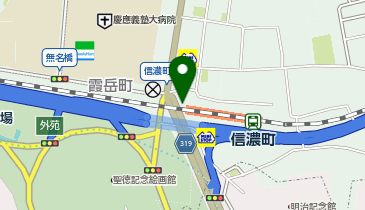 NewDays 信濃町の地図画像