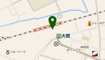 NewDays 大館の地図画像