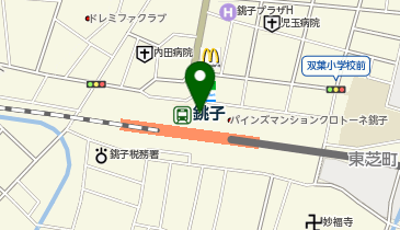 NewDays 銚子の地図画像