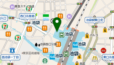 NewDays 池袋西口の地図画像