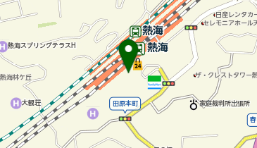 NewDays 熱海の地図画像