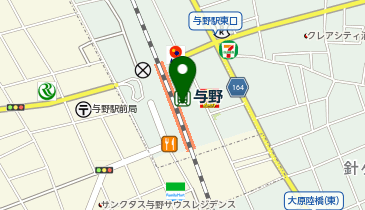 NewDays 与野の地図画像