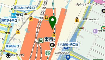 NewDays KIOSK 東京駅新幹線ホーム6Dの地図画像