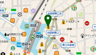 TOKYO豚骨BASE MADE by 一風堂 池袋の地図画像