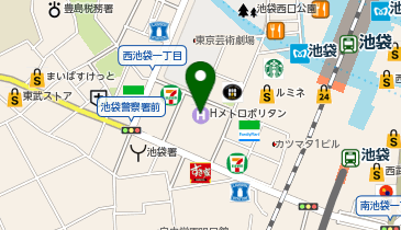 NewDays メトロポリタン池袋の地図画像