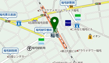NewDays ペリエ稲毛の地図画像