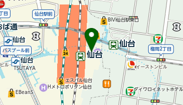 NewDays エスパル仙台の地図画像