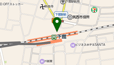 NewDays 下館の地図画像