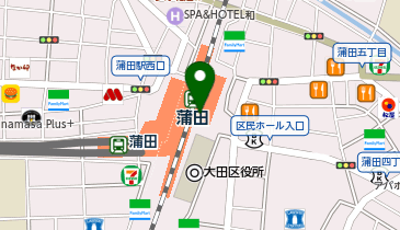 NewDays 蒲田の地図画像