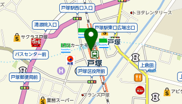 NewDays 戸塚の地図画像