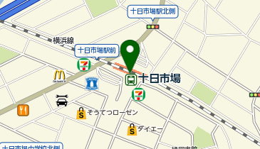 NewDays 十日市場の地図画像
