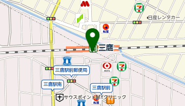 NewDays 三鷹の地図画像