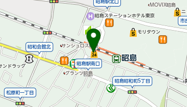 NewDays 昭島の地図画像