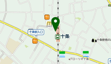 NewDays 十条の地図画像