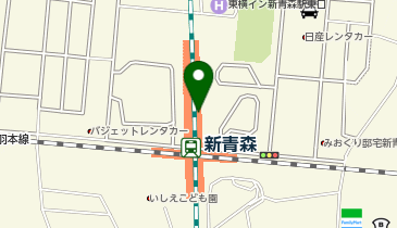 NewDays 新青森旬味館の地図画像