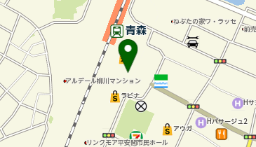 NewDays 青森東口待合の地図画像