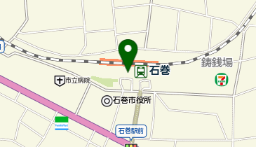 NewDays 石巻の地図画像