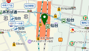 NewDays 仙台の地図画像