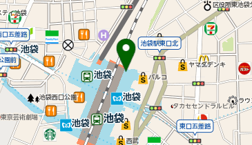 NewDays 池袋北口の地図画像