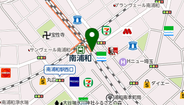 NewDays 南浦和の地図画像