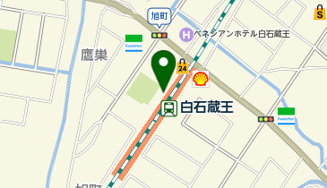 NewDays 白石蔵王の地図画像