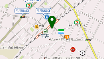 NewDays 平井の地図画像