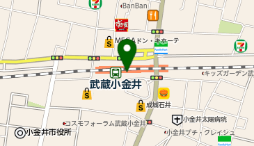 NewDays 武蔵小金井の地図画像