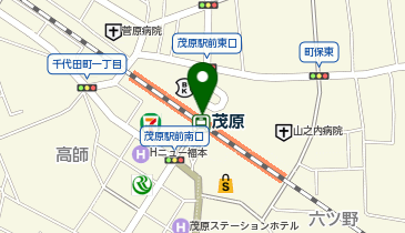 NewDays 茂原の地図画像