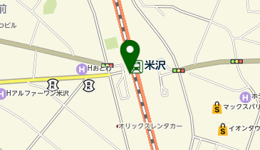 NewDays 米沢の地図画像