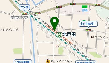 NewDays 北戸田の地図画像
