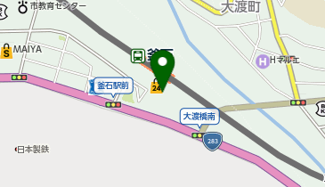 NewDays 釜石の地図画像